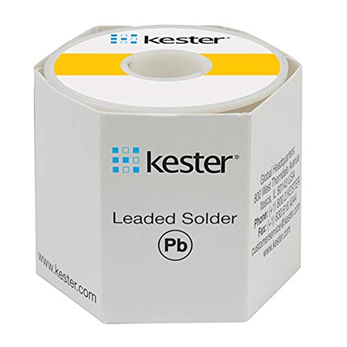 Image of Kester Solder 24-6040-0018 Solder Wire; highly active RA flux; Sn60Pb40; .025 dia; core 66; 1 lb