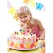 CUBACO Birthday Girl Crown and Sash, 4th Birthday Girl Headband Princess Pink Crown 4 Year Old Girl Birthday Gifts Outfit Birthday Decorations,Suitable for Party Favors Decorations