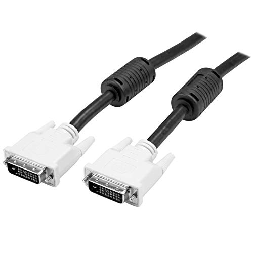 StarTech.com 3m DVI-D Dual Link Cable - Male to Male DVI-D Digital Video Monitor Cable - 25 pin DVI-D Cable M/M Black 3 Meter - 2560x1600 (DVIDDMM3M)