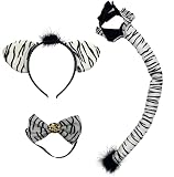 Público adecuado: el set de disfraz de tigre es de talla única, apto para niños y niñas, siempre que te guste este traje de tigre, serás el tigre más auténtico de la fiesta.