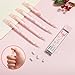 Mabor 4 Pcs Cute Mechanical Pencil Set Including 0.5mm Pastel Mechanical Pencils with 1 Tubes Refills Stationary Cute School Office Supplies for Writing Drawing Sketching