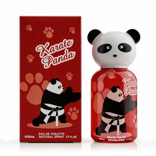 Image of AFLUXE Karate Panda Kids Eau de Toilette for Men, Bright Fruity Sweet Light Scent, Gentle Fresh Fragrance for Kids, 1.7 fl oz (50 ml)