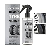 Glanzspray für Reifen – 100 ml Felgenglanz-Nebel, Keramikbeschichtung | Pnuspflaster-Spray, Reifenbeschichtung für SUV RV Limousine Auto