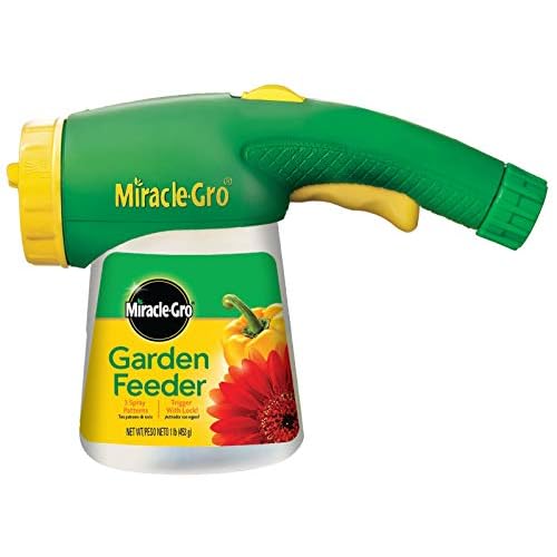 Miracle-Gro Garden Feeder with Water Soluble All Purpose Plant Food - Plant Fertilizer, Hose-end Feeder for Outdoors, 1 lb.