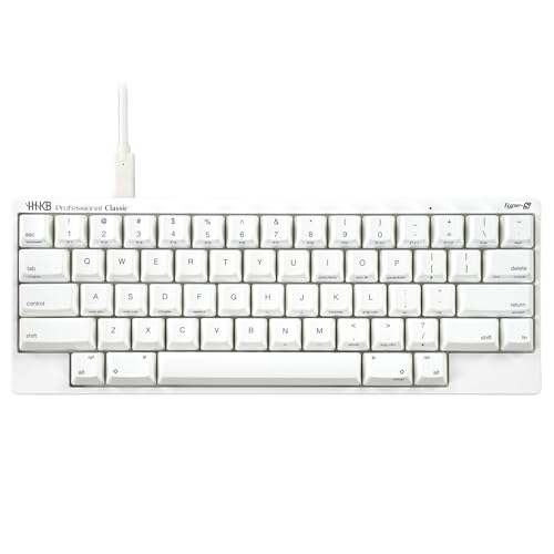 Image of HHKB - Happy Hacking Keyboard Professional Classic Type-S Snow (Wired, USB-C, Silent, Mac, Windows, Snow, Printed) with 2-Year Advance Exchange Warranty