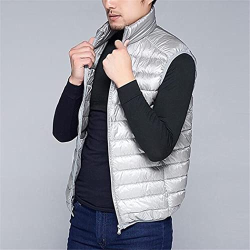 Chaleco de plumón de pato blanco para hombre en 6 colores 3