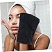 BAZEITFLOW 3Pcs Microfiber Makeup Remover Gloves Gentle Facial Cleansing Mitts for Skin Types Accessory Set