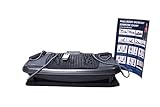 Rock Solid Wholesale 3D Whole Body Vibration Machine with 500 W Motor Includes Workout Poster, Gray (Rs3dp)