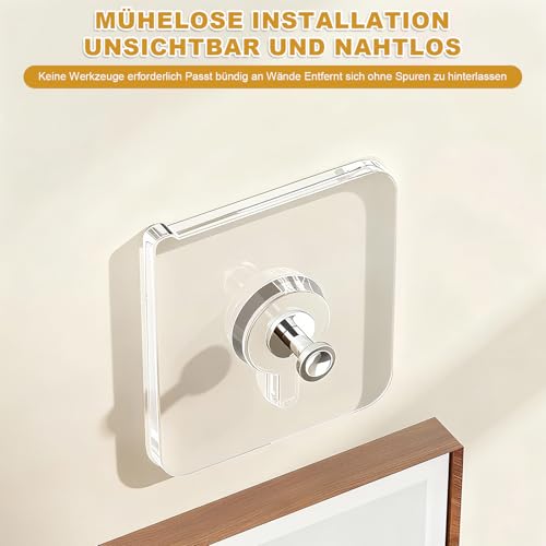 Fotogirlande, 30 Stück Fotowand 5 Inch Bilderrahmen mit 3×2 Meter Schnur und 30 Pcs Holz Klammern, 6 Pcs Bilderhaken Ohne Bohren, Fotovorhang Fotoseil mit Klammern für Fotos Bilder Collagen Postkarten