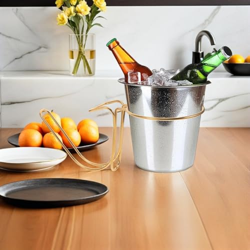 Porte-seau à glace portable pour table afin de libérer de l'espace - 6