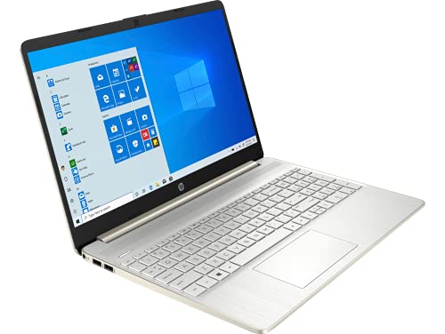 2022 Newest Hp Laptop With Microsoft Office Included 1-Year, 15.6" Hd Screen, Amd Athlon 3050U 16Gb Ram 1Tb Ssd Hdmi Port Webcam Gold White Windows 11 | College Student Bundle, Rokc Hdmi Cable #TOP2
