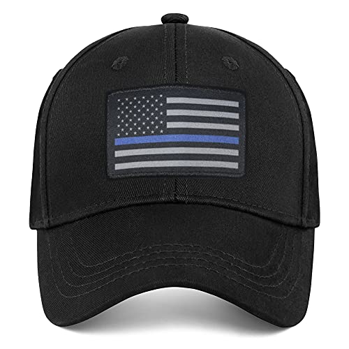 seventtynine Thin Blue Line Hats for Activewear Unisex Trucker Snapback Mesh Hats