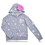 Nickelodeon Girls JoJo Siwa Clothing Set JoJo Siwa Hoodie, Sweatpants and Tee Set (Grey, X-Small)