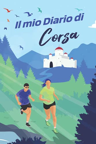 Il mio Diario di Corsa: Libro in Esecuzione da Riempire | Con Bilancio, Obiettivi, Calendario | Pianificatore di Allenamento per la Corsa | Per 90 Session