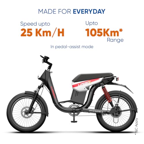 Image of Motovolt URBN E-Moped | Up to 105 km Range (PAS Mode) | 250W BLDC Motor | 36V Removable LFP Battery, 20Ah (IP67) | 120 kg Load Capacity | Spring + Hydraulic Suspension | 20 inch Tyres | Dove White 1