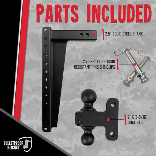 BulletProof Hitches - 2.5" Adjustable Heavy Duty Trailer view 5