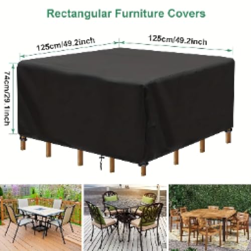 Housse de protection pour mobilier contre pluie et vent - 4