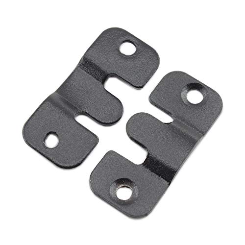 Image of 8 Pack Z-Clips Flush Mount Bracket, Heavy Duty Picture Hanger Wall Mounting Bracket, Hardware Kit with Screws and Interlocking Wall Mount Hardware for Hanging Mirrors,Panels Small