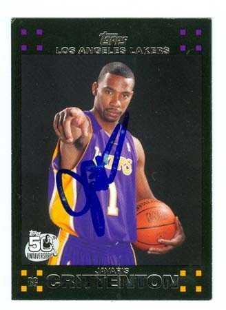 Amazon.com: Javaris Crittenton autographed Basketball Card (Los