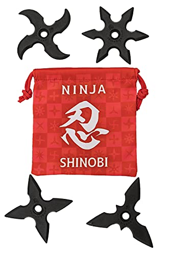 Samurai market japanese ninja rubber star bag included …