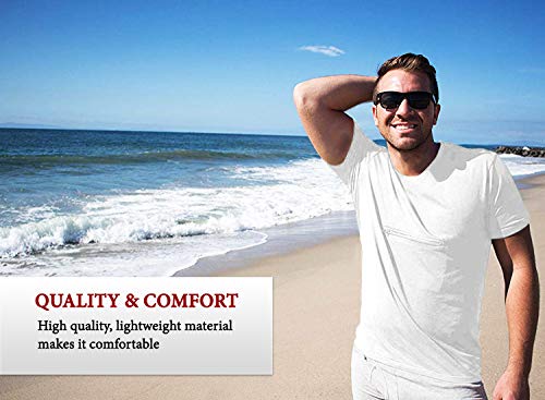 Clever Travel Companion Men's Crew Neck T Shirt with 1 Secret Hidden Pockets for Traveling | Pickpocket Proof3