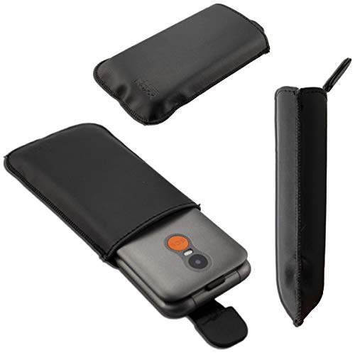 caseroxx Slide-Etui für Gigaset GL590, Tasche (Slide-Etui in schwarz)