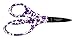 Fiskars 124302-1014 Decorated Non-Stick Pointed-tip Kids Scissors 5 Inch, Purple Floral