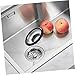 POPETPOP 2pcs Modern Kitchen Sink Stopper Stainless Steel Spatter Ring Drain Catcher