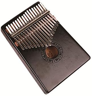 LXWM 17 Keys Thumb Piano Musical Instrument Kalimba Marichal Sheet Music Musical Gift Black