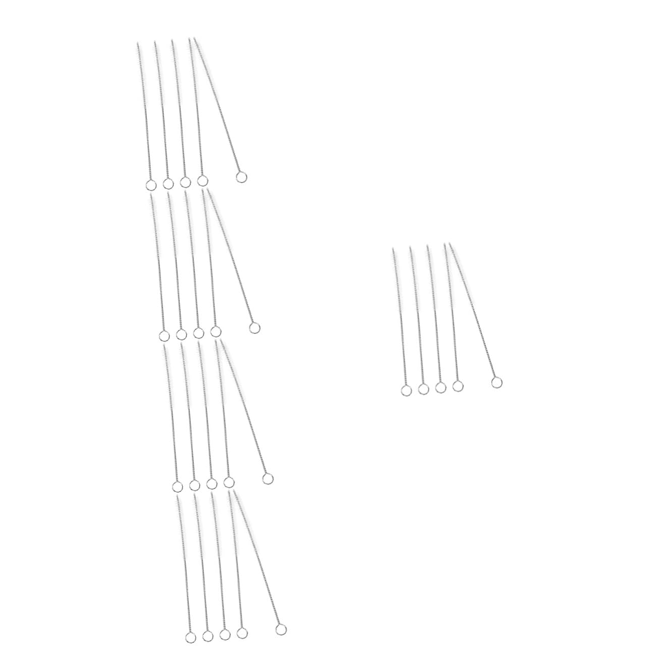 SOLUSTRE 25 STK Reinigungsbürste Für Brennschneidrohre Reinigungsbürste Für Reagenzgläser Rohrn Multifunktionale Sauber Nylon Weiß Rohrbürste