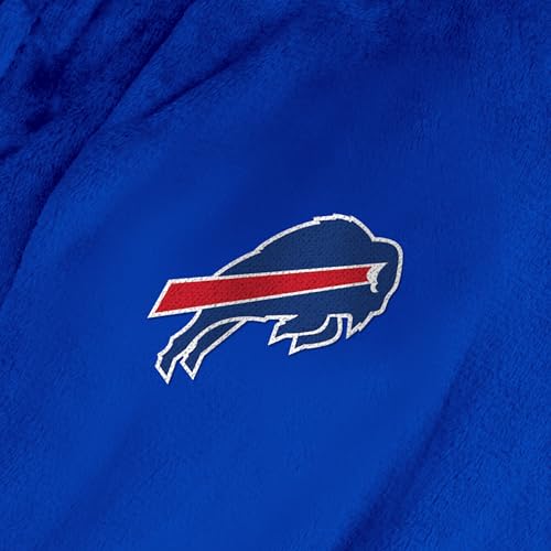 NORTHWEST The Company Official NFL S/M Silk Touch Bath Robe with Number, Team Colors, 25" x 47"2