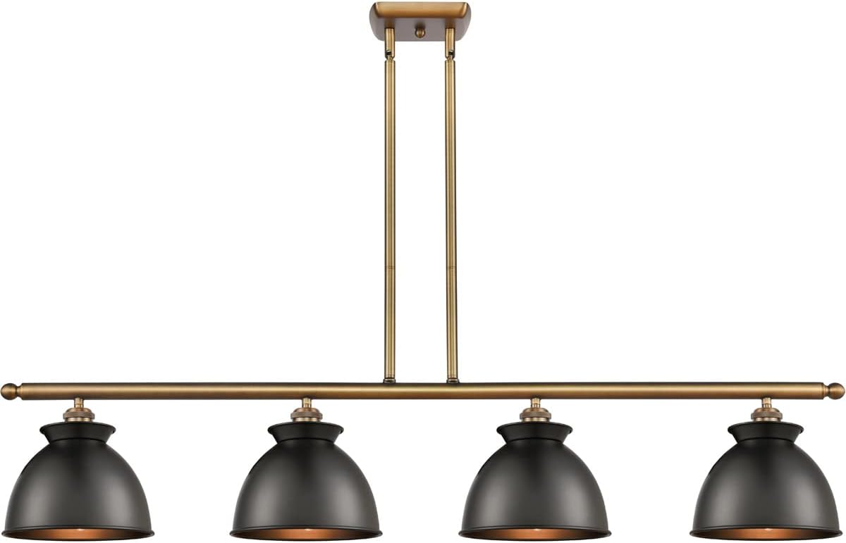 Innovations 516-4I-OB-M14-BK Four Light Island Pendant from Ballston Collection 8.13 inches