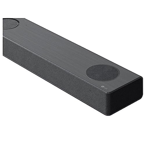 LG SOUNDBAR S80QY 3.1.3 CANAIS 480W IMAX ENHANCED DOLBY ATMOS DTSX HI-RES MERIDIAN SUB SEM FIO