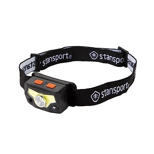 Lampe frontale Stansport pour garder les mains libres en randonnée nocturne