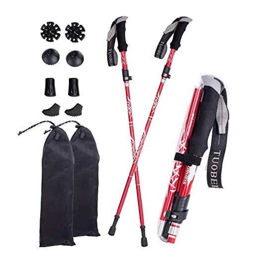 Moxilyn Bâtons de Randonnée Télescopiques Ultra-léger Bâtons de Marche Pliable Antichoc Antidérapant Bâtons Réglable de 36 à 130 cm et Fermeture pour Le Conditionnement du Trekking