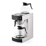 WAS 2600180 1A Gastro Filter - Kaffeemaschine mit 2 Kaffeekannen 1,8 l