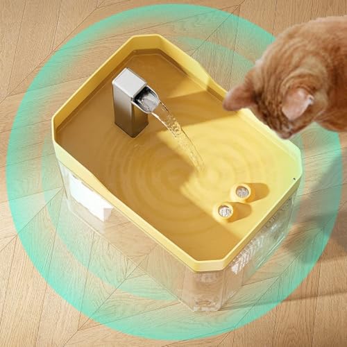 Fuente de agua para gatos automática en tamaño compacto ideal para el salón o la cocina 5