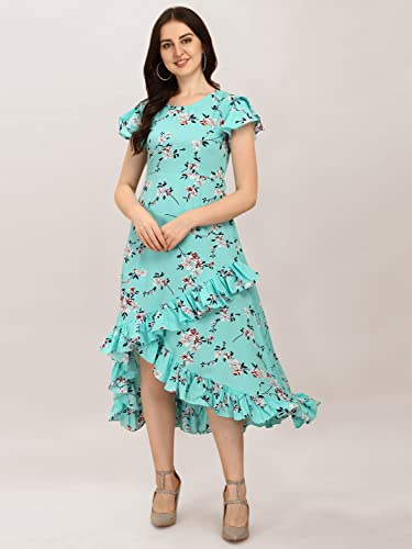 Image of QIQI Women's Crepe A-Line Maxi Casual Dress