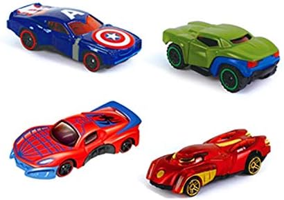 METRO TOY'S & GIFT Metal Diecast Car Models, Set of 4, Multicolour