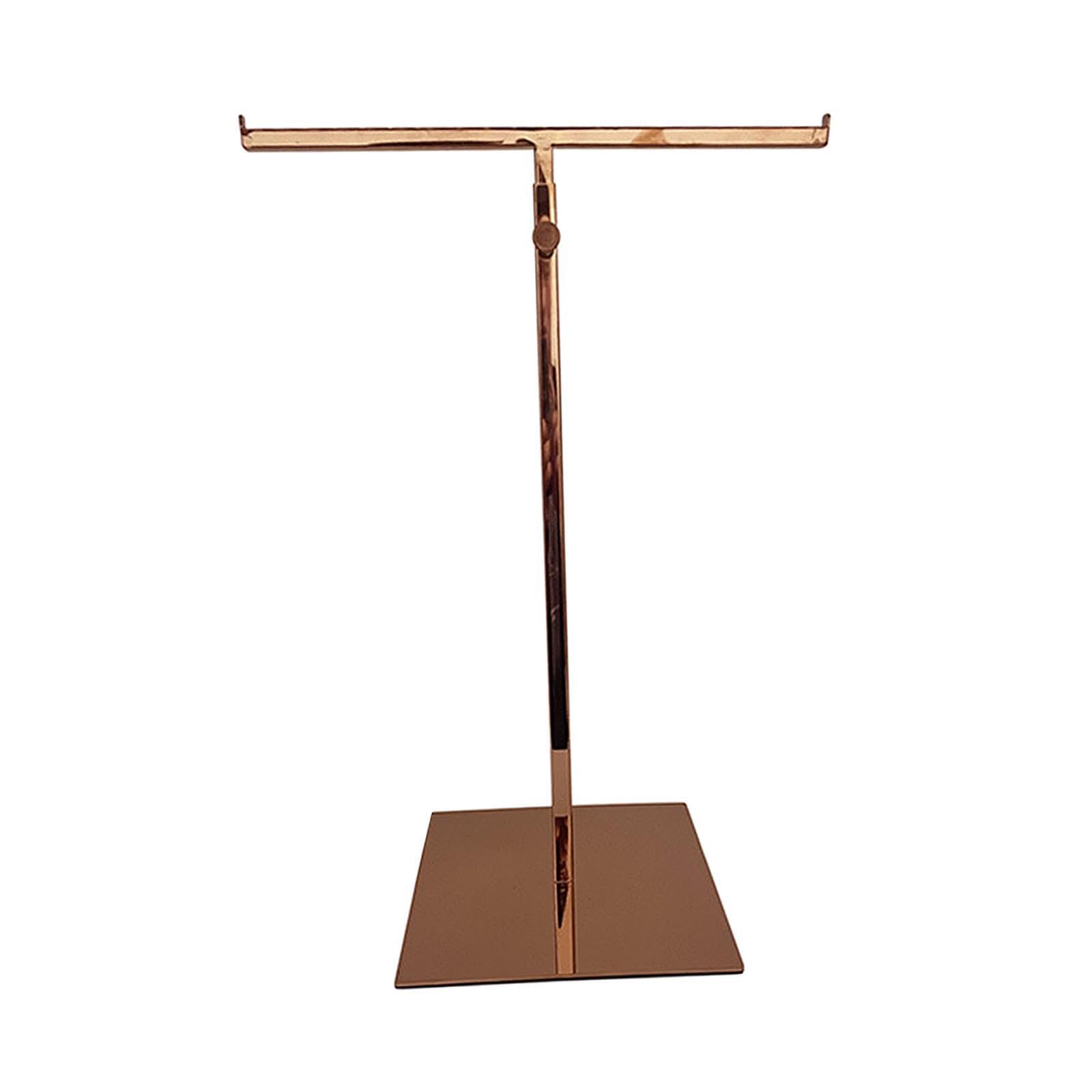 Pixzcsa Versatile Handbag Display Stand Adjustable Height Portable Organizer Rack Any Stylish Handbag Collection Display Hanging Bag Rack Double Hook Stand