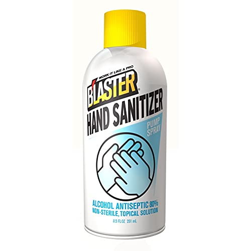 B'laster No Scent Hand Sanitizer 8.5 oz. - Case of: 12;1212