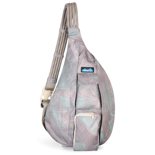 KAVU Original Rope Sling Bag Polyester Crossbody Backpack - Pastel Paint