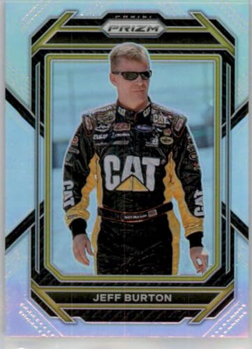 2023 Panini Prizm Silver Prizm Racing #52 Jeff Burton Official NASCAR Racing Card in Raw (NM or Better) Condition
