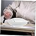NULYLU Suction Base Self-Feeding Bowl for Elderly Spill Training Dish for Seniors Ergonomic Design Easy to Clean Material for Disabled Adults at Mealtime