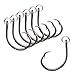 Mustad UltraPoint R39942BLN Demon Perfect Offset Circle Fishing Hook (Pack of 7), Black Nickel, Size 3/0