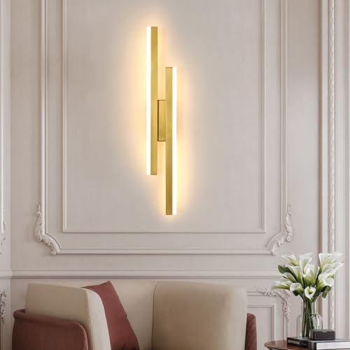 Applique murale LED 16W dorée moderne avec trois températures de couleur - 7