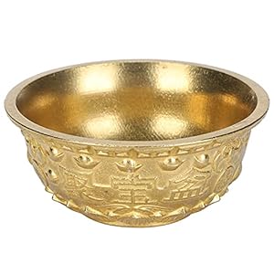 Restokki Mosiężna Misa Bogactwa Dekoracyjna