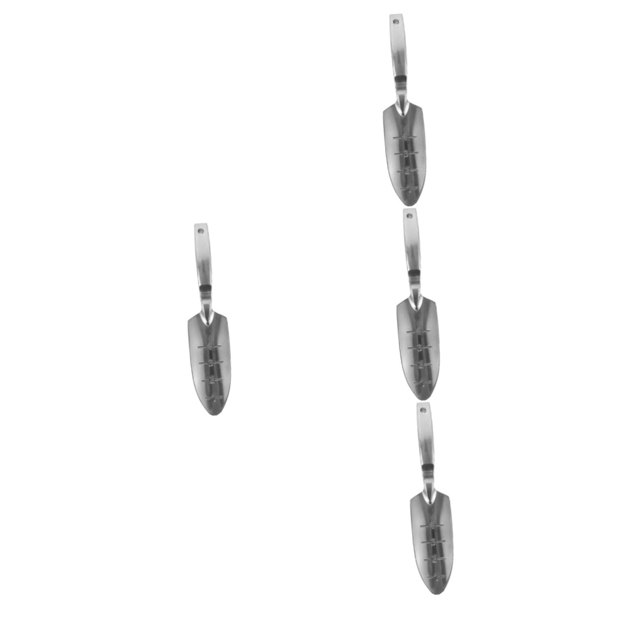ifundom 4 Stück Gartenwerkzeug Set Aluminiumlegierung Multifunktionale Pflanzkelle Leicht und Tragbar zum Jäten Lockern und Umpflanzen im Garten