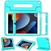 LTROP iPad 10.2 Case, iPad 7th Generation Case, iPad 10.2 2019 Case for Kids, Light Weight Shock Proof Stand Handle Kids Case for Apple iPad 7 10.2-Inch 2019 Latest Model and Air 3 - Turquoise
