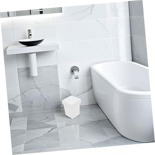 Gobelet de rangement pour brosse WC en verre dépoli carré | Set 2 - 5
